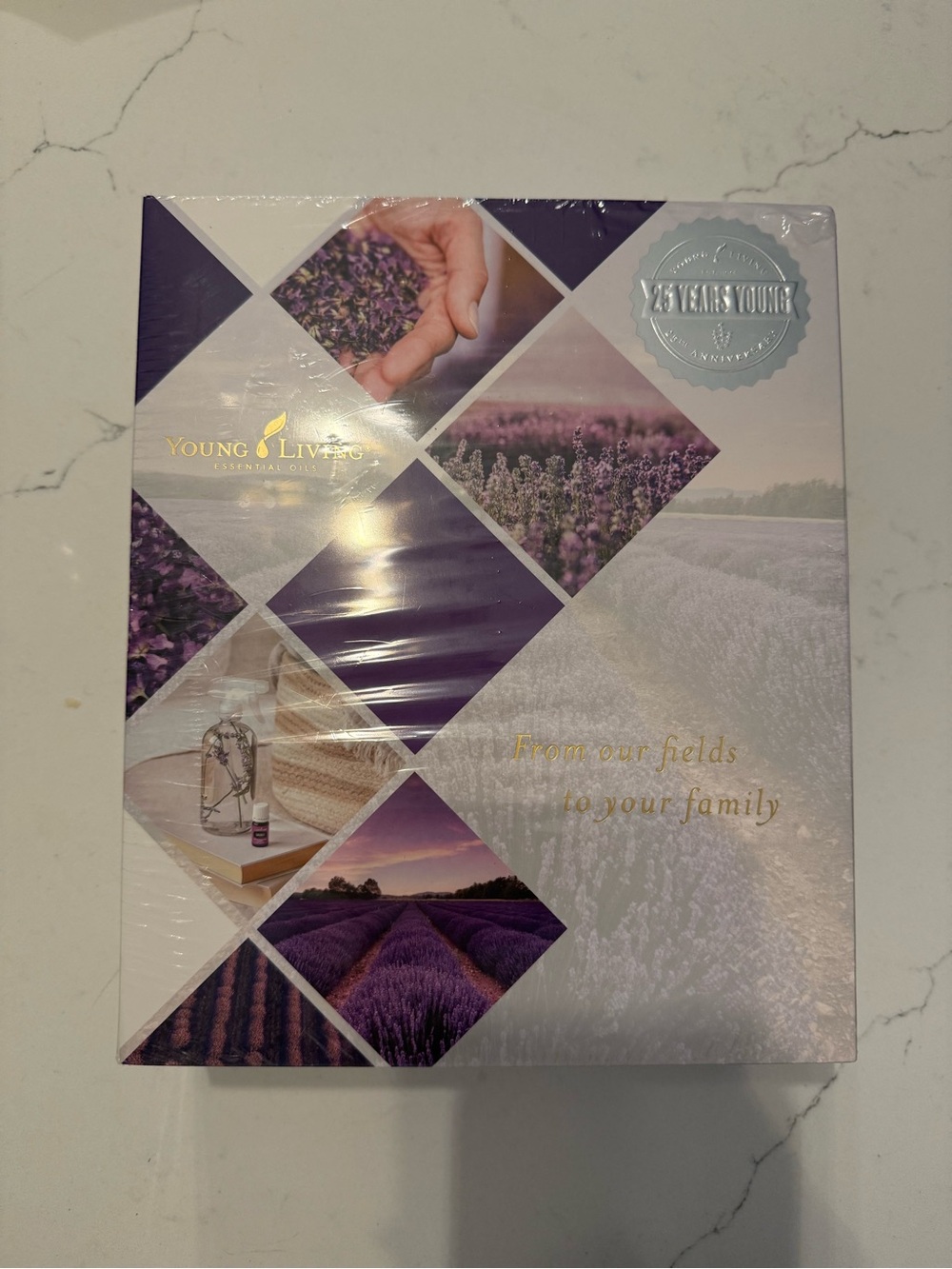 Young Living 25 year anniversary Gift Set - Purple & Gold Accents